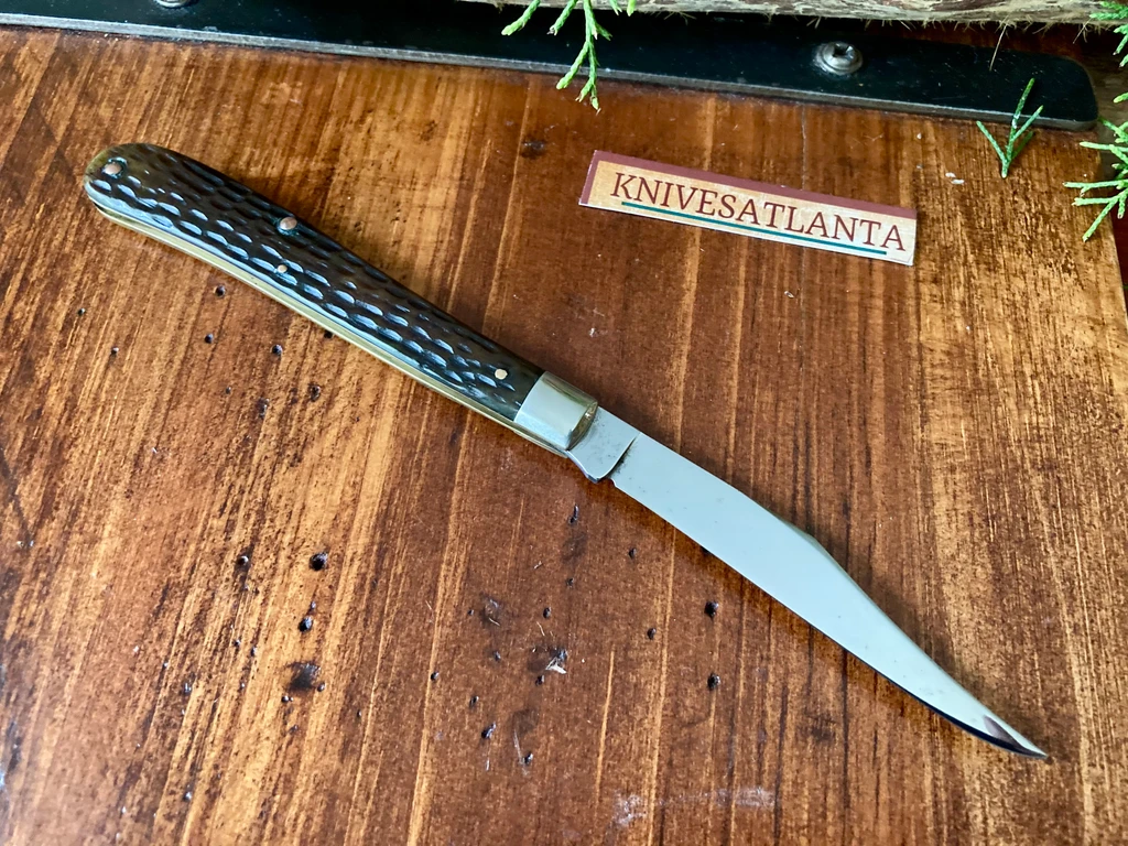 Case XX Slimline Trapper ~ Green Bone ~ Vintage 1940 - 48