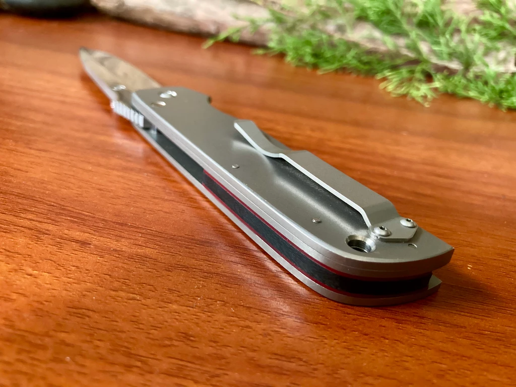 Jerry L. Trentham Custom Knife ~ Large Folder ~ Vintage 1990`s ~ Rare