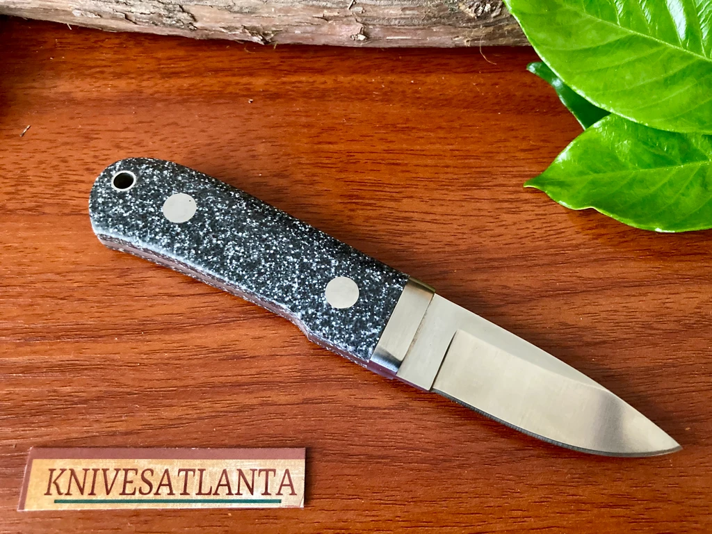 G.Sakai 6" Fixed Blade Knife ~ Marbled Corian Handle