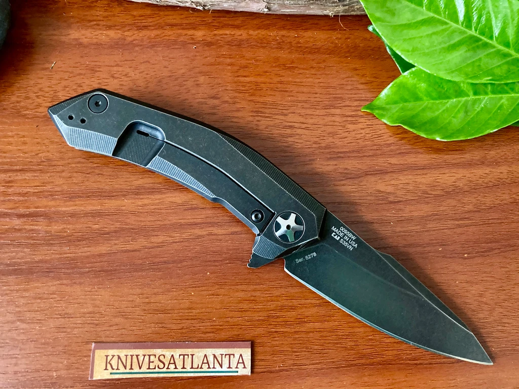 Zero Tolerance 0095BW KVT Titanium BlackWash ~ 2016