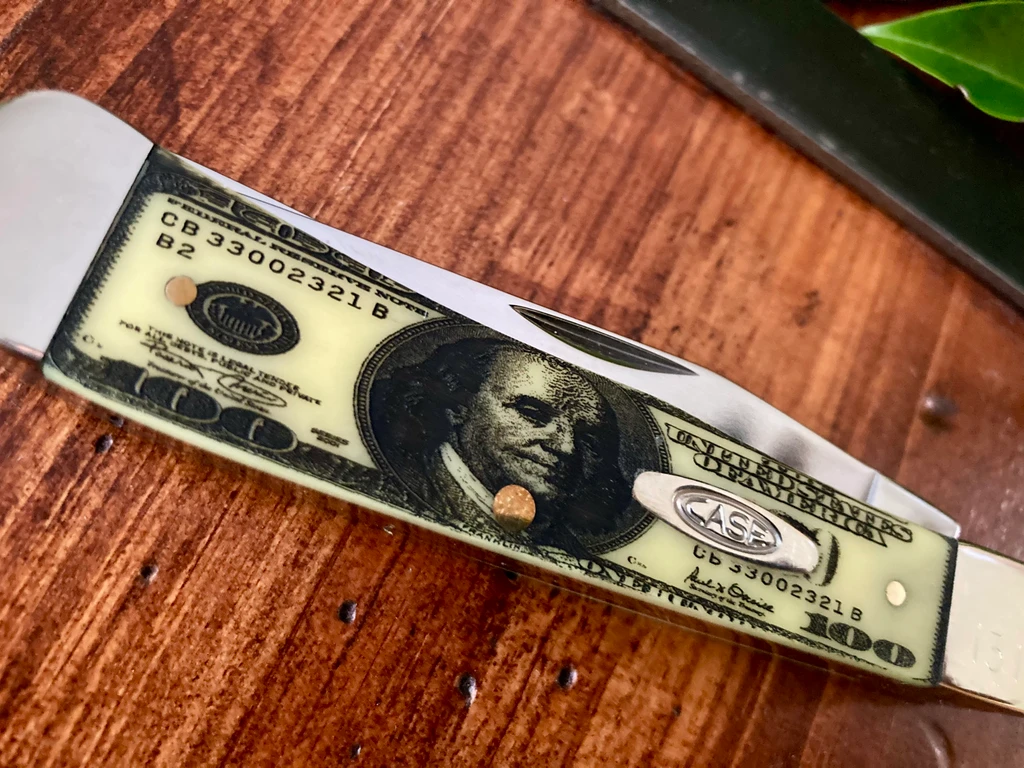 Case XX 2006 Limited Edition $100 Dollar Bill Trapper
