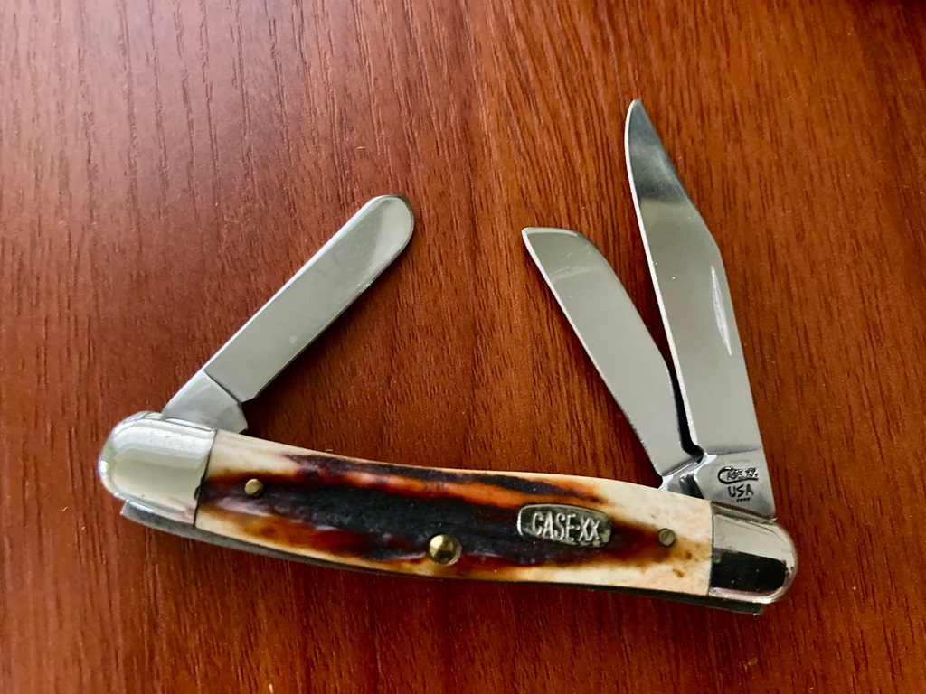  Case XX R5318 SS Red Stag Stockman ~ Vintage 1996