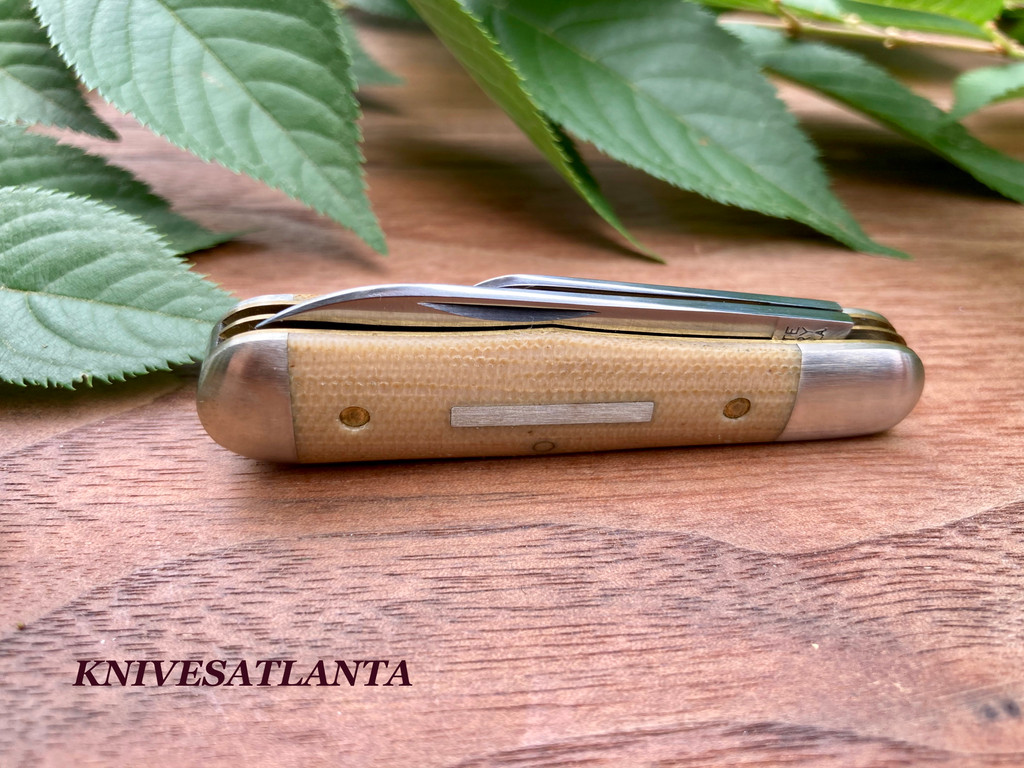 Great Eastern Cutlery /Tidioute Cutlery #06 Pemberton Two-Blade Muslin Micarta