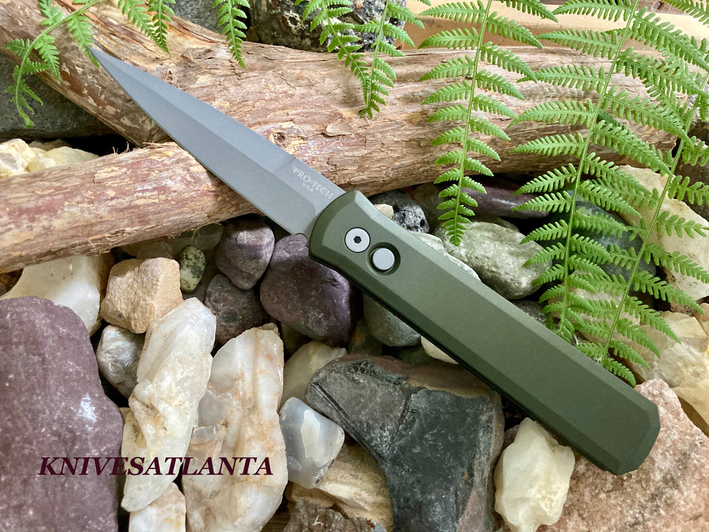 PROTECH GREEN GODFATHER AUTO, BEAD BLAST BLADE 