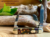 Shapleigh 3 Blade knife with Imitation Tortoise Shell Handles  ~ Vintage