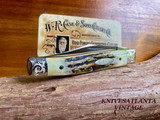 Case XX USA 1 Dot (1979) Bradford Centennial Stag 5292 SSP Scrolled Texas Jack Knife ~ Vintage 