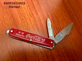 Coca Cola Advertising  Pocket knife  1970`s ~  Vintage