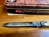 Case XX Burnt Stag Handle ~ Doctors Knife Pattern# 5185 SS ~ Family Brands C. Platts & Sons Cutlery Co. ~ Vintage