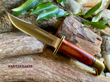  Buck 119BR Special 75th Anniversary Hunting Knife ~  Cocobolo Dymondwood Handle