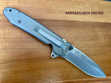  CRKT-M18-02K Folding Carson Design  Flipper Knife ~ Vintage