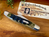 Case XX Crandall Cutlery Medium Stockman~ Green ~ 2008 ~Vintage