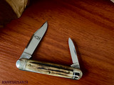 Great Eastern Cutlery Northfield #68 White Owl ~ Sambar Stag ~