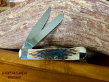 Case Ruger Trapper - Burnt Honey Bone ~ Vintage