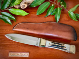 Chubby Hueske Custom Stag Dagger ~ RARE ! Chubby Hueske Custom Stag Dagger ~ RARE !
