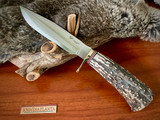 BLACKJACK CLASSIC BLADES SKINNER ~ STAG ~ CARBON STEEL ~ VINTAGE BLACKJACK CLASSIC BLADES SKINNER ~ STAG ~ CARBON STEEL ~ VINTAGE