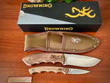 Browning Perfect Pair Fixed Blade Hunting Knife Combo ~