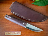 L.T. Wright Knives: Pronghorn 3V - Scandi - Double Red Micarta - Matte