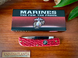 Case XX Marines Dark Red Bone Sod Buster ~ 2015