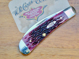 CASE Sway Back Knife 47524 Cabernet Bone 