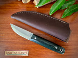 L.T. Wright Knives: Pronghorn 3V - Scandi - Black Micarta - Matte L.T. Wright Knives: Pronghorn 3V - Scandi - Black Micarta - Matte