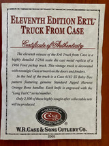 CASE XX 6182 BABY DOC  KNIFE / ERTL DIE-CAST METAL 1966 FORD PICKUP TRUCK ~ 2005