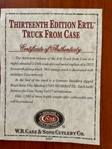CASE TINY MUSKRAT KNIFE & ERTL 1925 KENWORTH TRUCK ~ 2007 