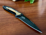 Kershaw Ken Onion Leek 1660BG "Black and Gold" ~ Vintage 2007