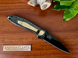 Kershaw Ken Onion Leek 1660BG "Black and Gold" ~ Vintage 2007