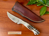 Jerry Snell Custom Knives ~ Stag Hunter ~ 7 3/4"