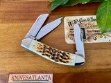 Case Sowbelly  Pocket Worn® Antique Jigged Bone handle ~ Vintage 2003