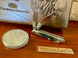  Case XX 2000 Silver Eagle Commemorative Coin Peanut Knife ~ Vintage