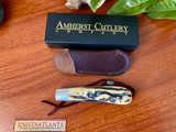 Amherst Cutlery Stag Slip Joint Folder ~