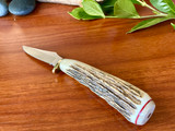 Amherst  Cutlery  Stag Small Hunter ~ RARE 