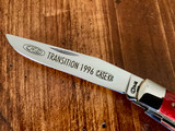  Case XX  Dark Red Bone Trapper ~ 1996 Transition ~ Vintage