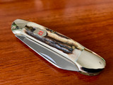 Kissing Crane 2506 Stag Canoe Knife ~ Germany ~ Vintage