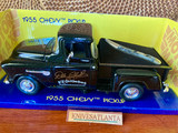 Motormax (73200) 1955 Chevrolet Black Stepside Pickup Truck W/Knife ~ Vintage