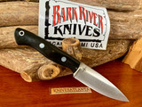  Bark River Mini-Aurora ~ Black Canvas Micarta ~ CPM 3V ~ Matching Fire Starter