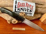  Bark River Aurora ~  Black Linen Micarta ~  CPM 3V ~Matching Firesteel ~ 2021