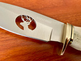 Buck Custom 192 Stag Wildlife Deer Profile ~ Vintage 