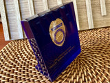 United States Postal Inspection Service (USPIS) Inspector Commemorative  Badge in Lucite  ~ Vintage
