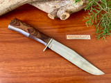 Morseth Clip Point Hunter ~ Cocobolo or Honduran Rosewood Handle ~ Vintage