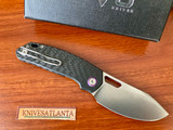 Divo Knives Growler V2 ~ Weave Carbon Fiber