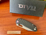 Divo Knives Growler V2 ~ Weave Carbon Fiber