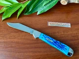 Case XX 61549L Copperlock Caribbean Blue Bone ~ Vintage 2003