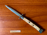 Frank Beltrame 11" Olive Wood Swinguard Stiletto 