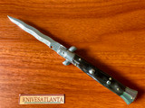 Frank Beltrame 9" Italian Stiletto ~  Kris Blade ~ Buffalo Horn Handle