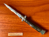 Frank Beltrame 9" Italian Stiletto ~  Kris Blade ~ Buffalo Horn Handle