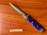 Armando Beltrame 9" Stiletto ~ Blue Ice Synthetic Dagger Blade