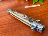 Frank Beltrame 11-inch Italian Stiletto Automatic Knife (Switchblade) ~ Vintage   late 1960s - 1980s