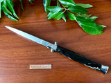 Frank Beltrame 13" Swivel Release Flat Grind Buffalo Horn Stiletto